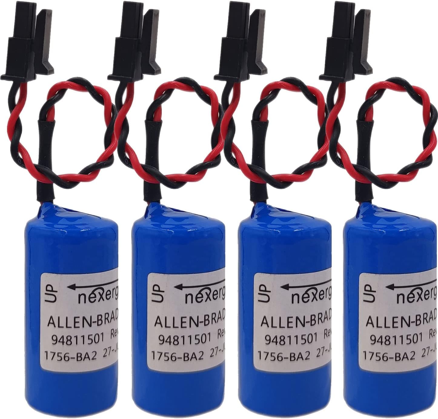 4-Pieces 1756-BA2 3V Replacement Battery for Allen Bradley 1756-BA2 BR2/3A-AB 1745-B1