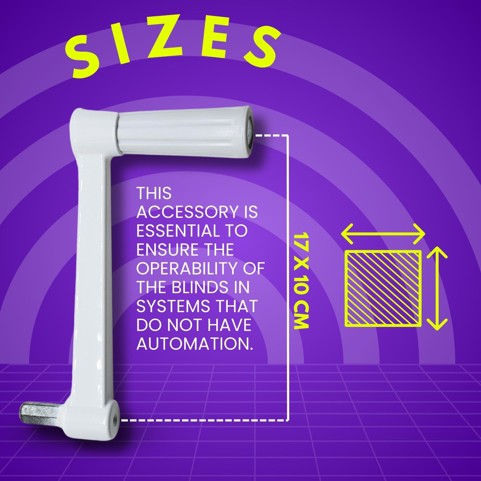 Image secondaire de Manivelle DOJA Barcelona pour Volet Roulant et Parasol - 125mm