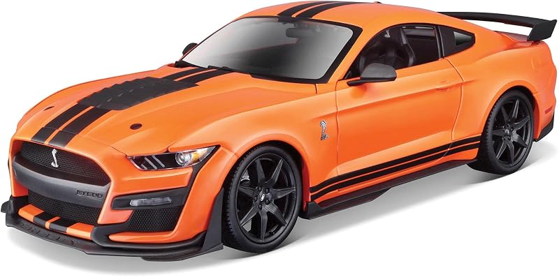 1/18 Scale Model Compatible with Mustang Shelby GT500 2020 (Orange)