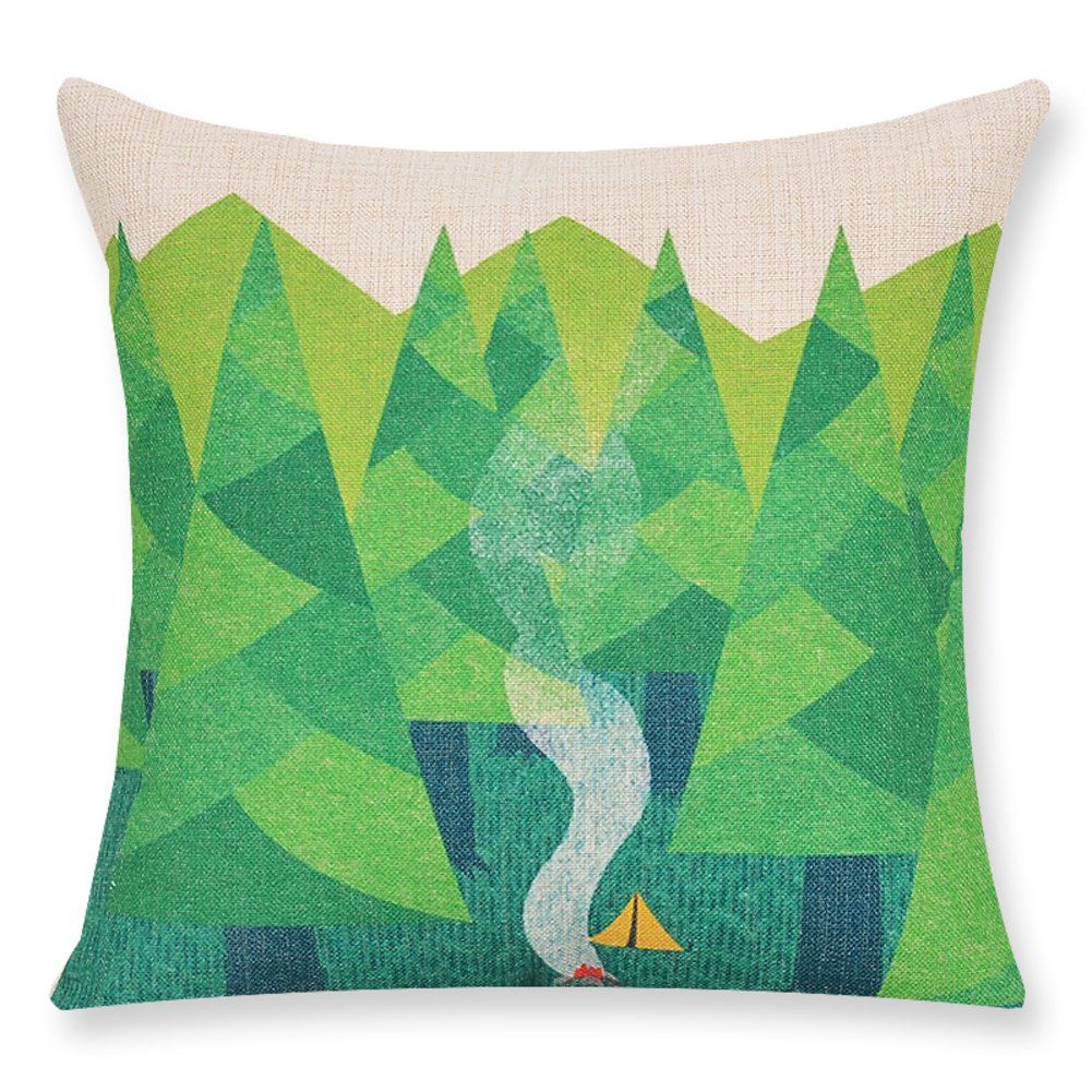 Coussin de paysage pour soulager le dos sur canapé ferme