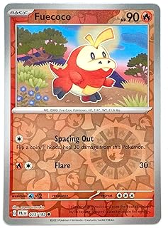 Pokemon - Fuecoco 035/193 - Paldea Evolved - Reverse Holo Pokemon Card - Foil