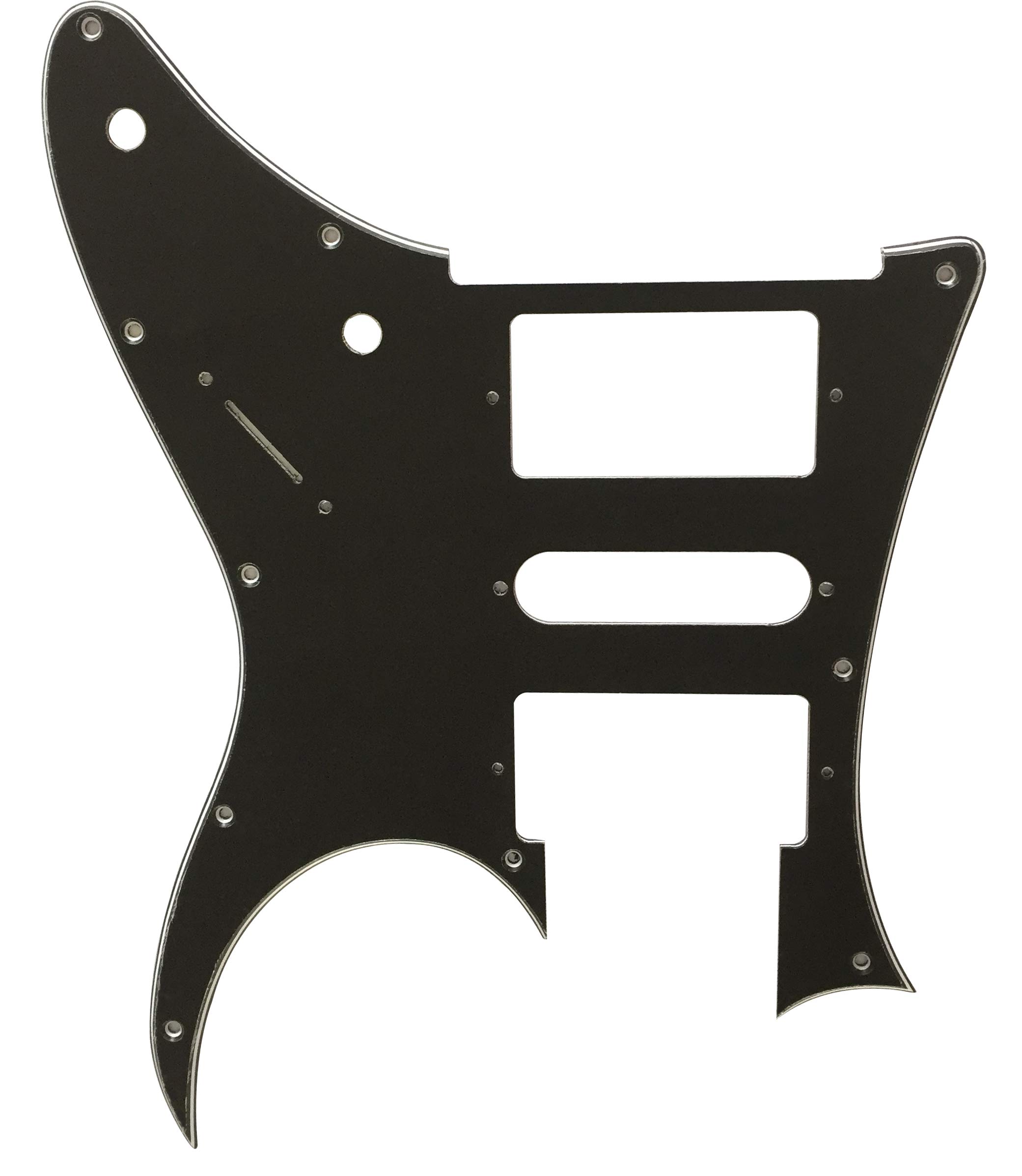 Guitar Parts For Ibanez RG 350 DX Style Guitar Pickguard (3 Ply Black)