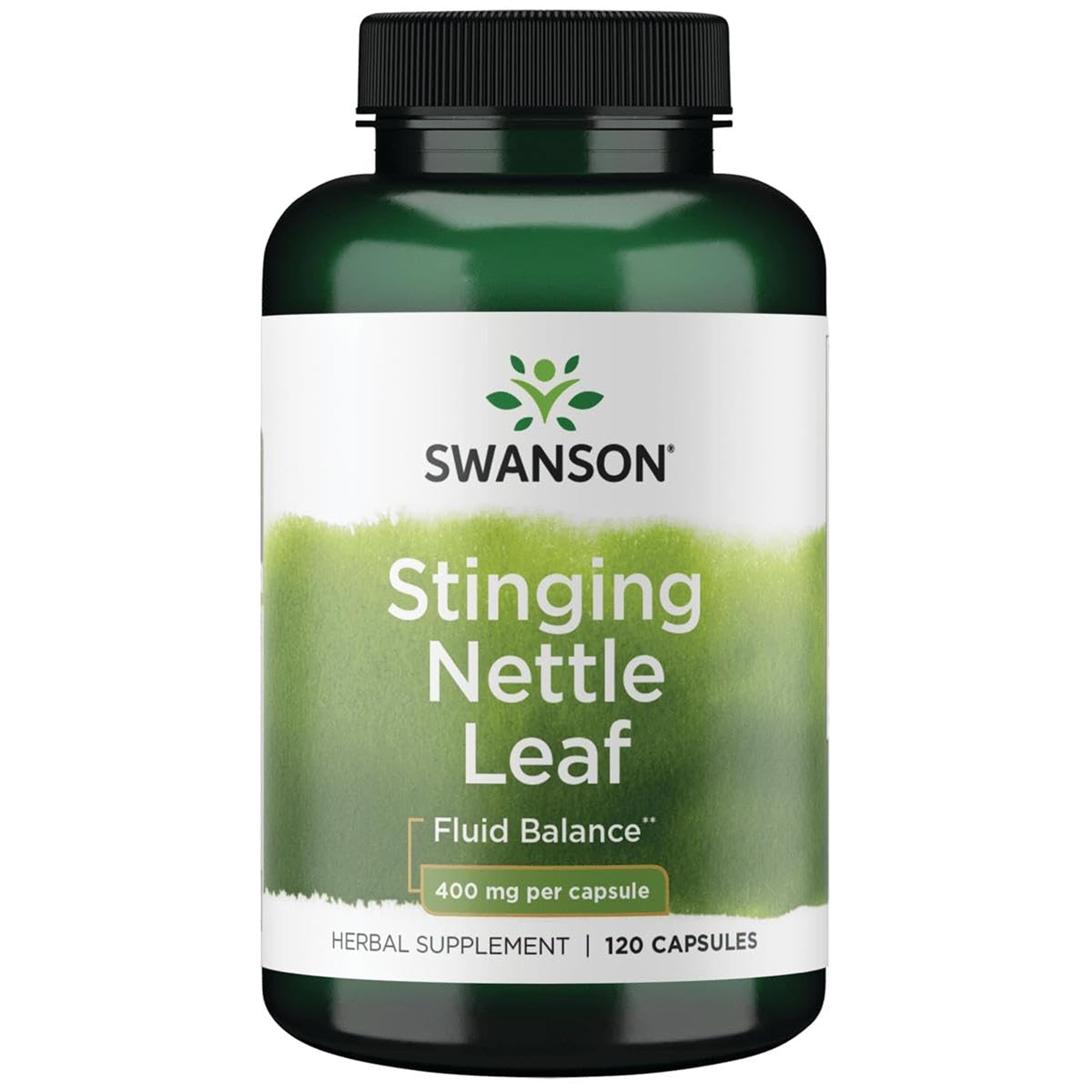 Swanson Stinging Nettle Leaf (Urtica Dioica) (120 Capsules) 120 Count (Pack of 1)