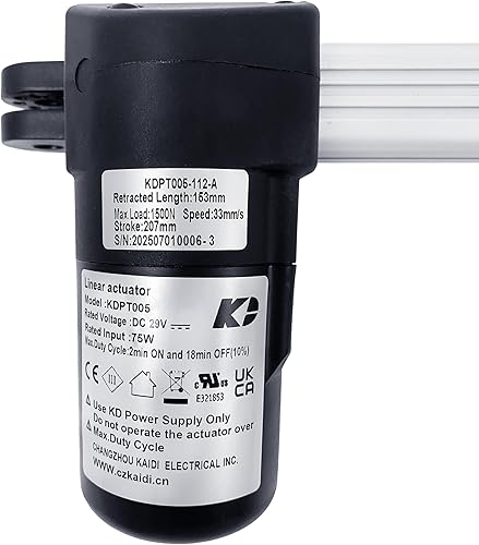 Miniatura 2 de Actuador lineal Kaidi Modelo KDPT005-112-A Power Reclinable Elevador Sillas Elevadoras Reemplazo del Motor
