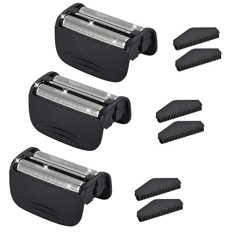 Cabeça de reposição para barbeador elétrico de lâmina AUDOC compatível com Remington PF7400, PF7500 e PF7600 — Pacote com 3