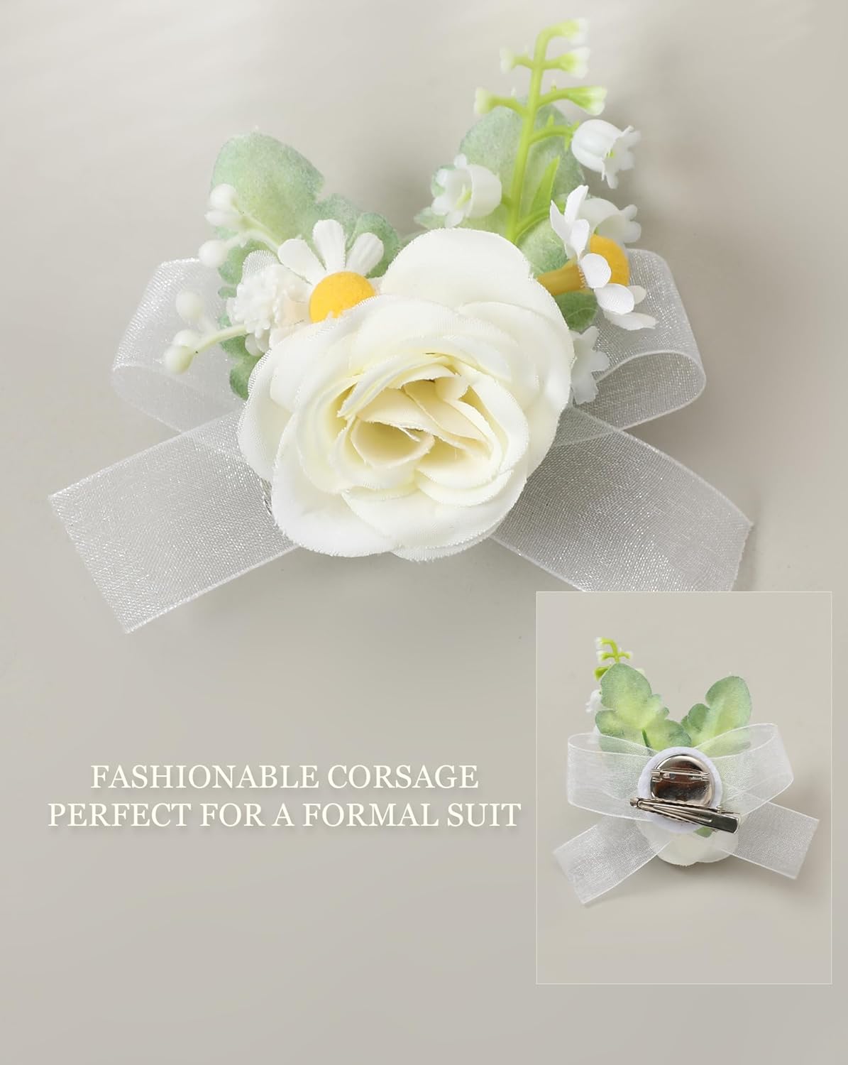 Baby Boy Suit Gentleman Clothes Wedding Outfits Formal Jumpsuit Long Sleeve Romper+Vest 0-24M - Image 7