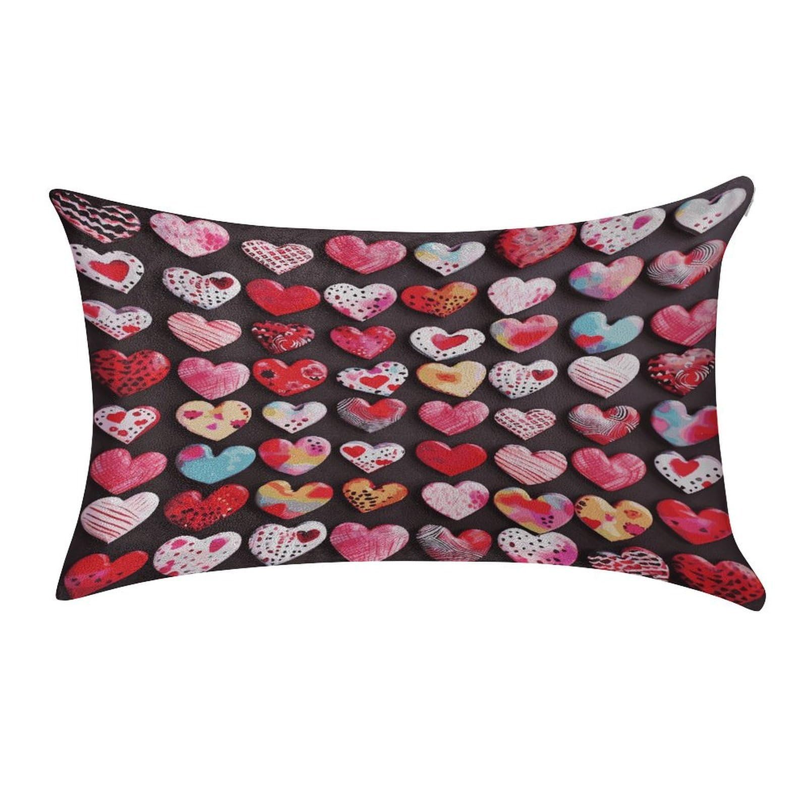 Btcowzrv Style Heart Shapes Pillow Cover Pillow Case Pillowcase