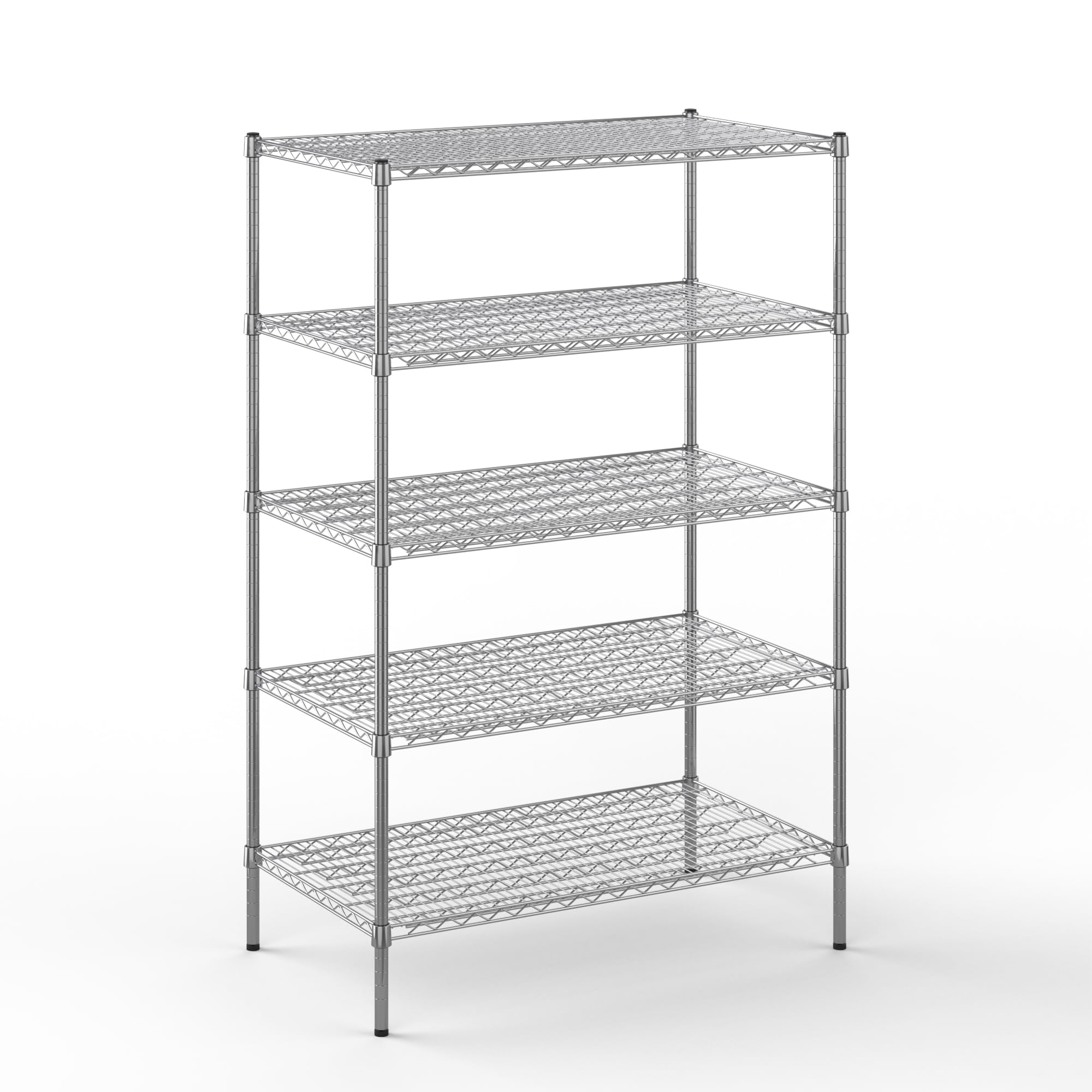 Regal Altair 24" Deep x 42" Wide x 64" Height Wire Shelving Kit | 5-Tier | NSF Commercial Storage Rack Unit