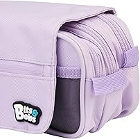 Allydrew Astuccio Espandibile Grande Capacità In Tela Lavanda - Organizzatore Multifunzione Per Scuola, Ufficio, Artisti E Cosmetici