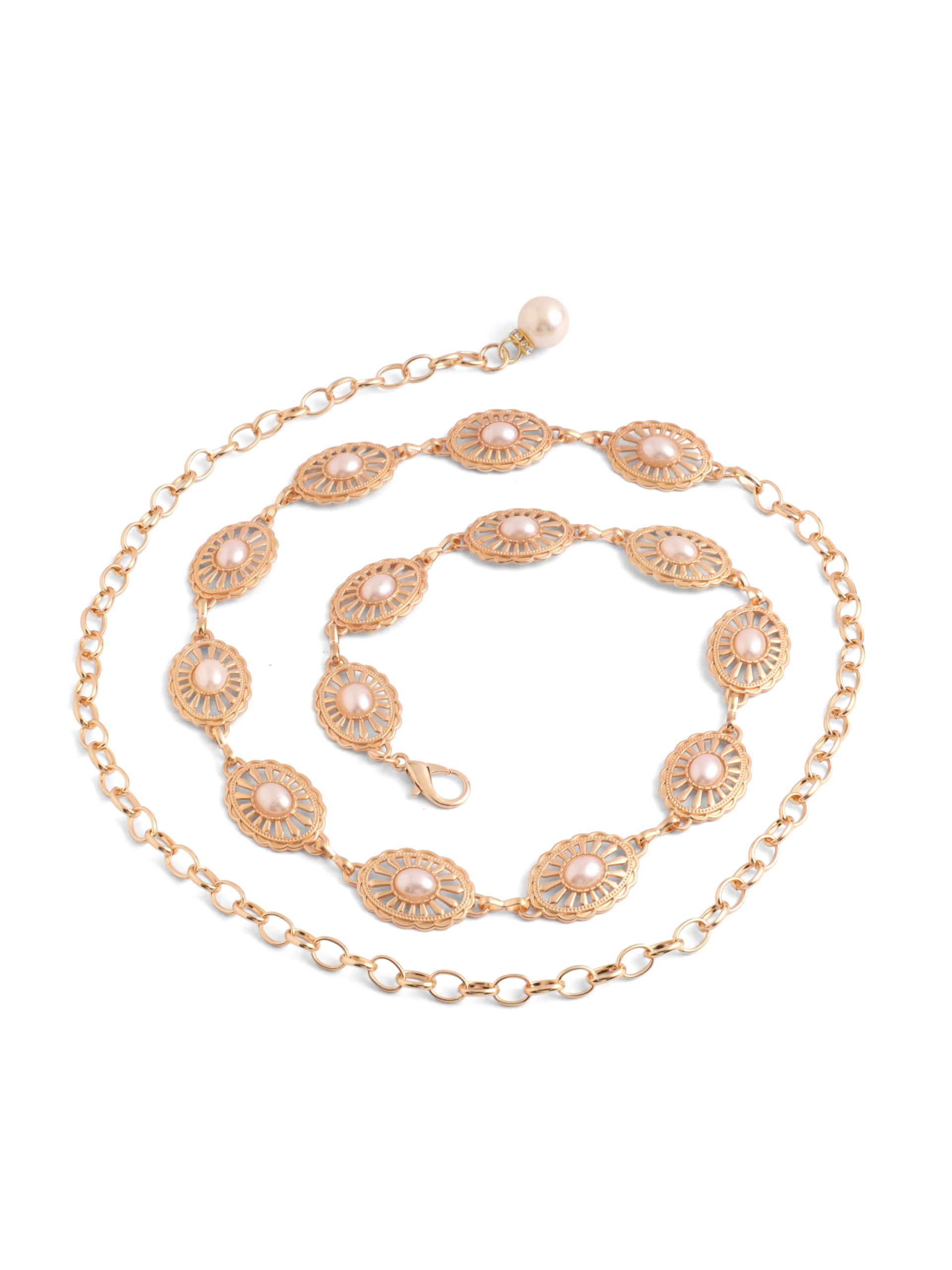 Power Edit Collection Waist Chain Adjustable Belly Chains Kamarbandh For Women | Gold Colour | Anniversary Birthday Gift-image-20