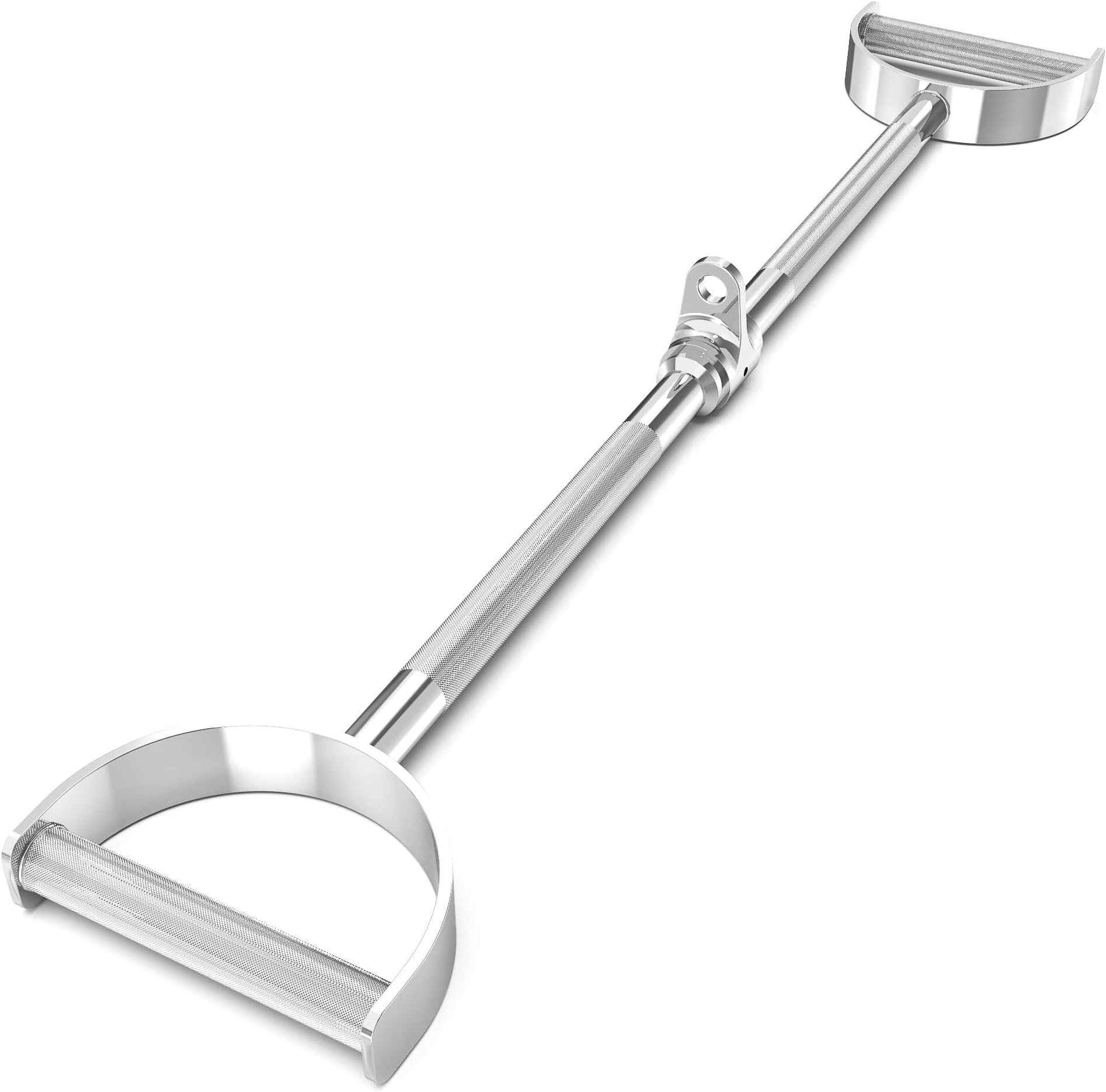 Pro-Style Lat Bar Cable Attachment. Universal Attachment for Cable Machines. Pull Down/Press Down Bar Accessory. Available Sizes 24”, 34” and 38”