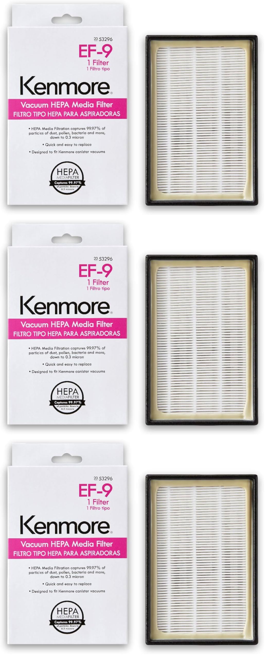 Kenmore EF-9 Vacuum Filter - HEPA Air Filtration -4 Kenmore EF-9 Vacuum Filter - HEPA Air Filtration -4