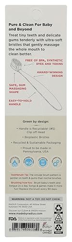 Miniatura 2 de Radius Cepillo de dientes para bebé ultra sensible, 1 EA