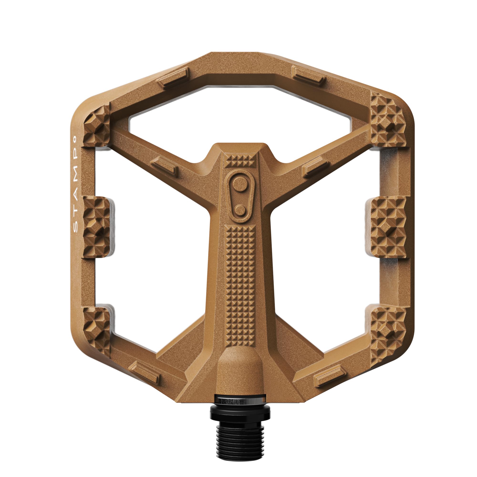 Crankbrothers Stamp 0 MTB Pedals, Brown, Size Small