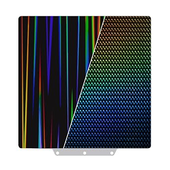 235x235mm Light Beam + Phantom Build Plate for Flashforge Adventurer 5M/ 5M Pro/AD5X 3D Printer, Spring Steel Plate for Neptune 3 Pro/4, Kobra, Ender 3/3 Pro/3S/3v2, Ender 5/5 Pro