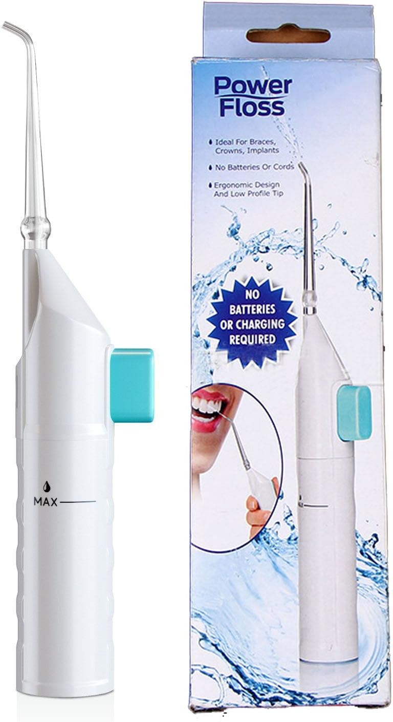 Water Flosser Portable Oral Irrigator Aqua Dental Flosser,Cordless Teeth Whitening Water Dental Flosser Oral Irrigator Teeth Cleaning Flusher for Home and Travel