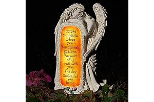 Bayn: Angel Garden Statues Memorial Solar Lights