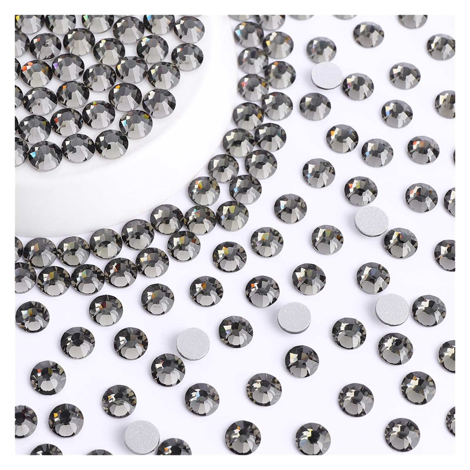 Glass Nail Art Rhinestones Glitter Round Flatback Crystal SS6 SS20 Manicure