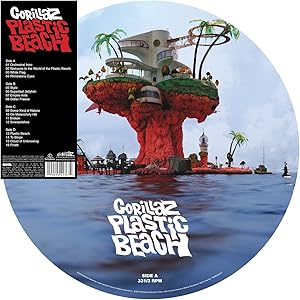 Plastic Beach Double picture discs, clear sleeve