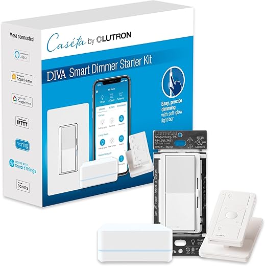 Lutron Caseta Smart Lighting Kit W/ Hub