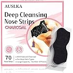AUSLKA Blackhead Pore Strips,(70 Counts) Blackhead Remover-Deep Cleansing Charcoal Strips - Black Head Nose Strips -Black Head Remover