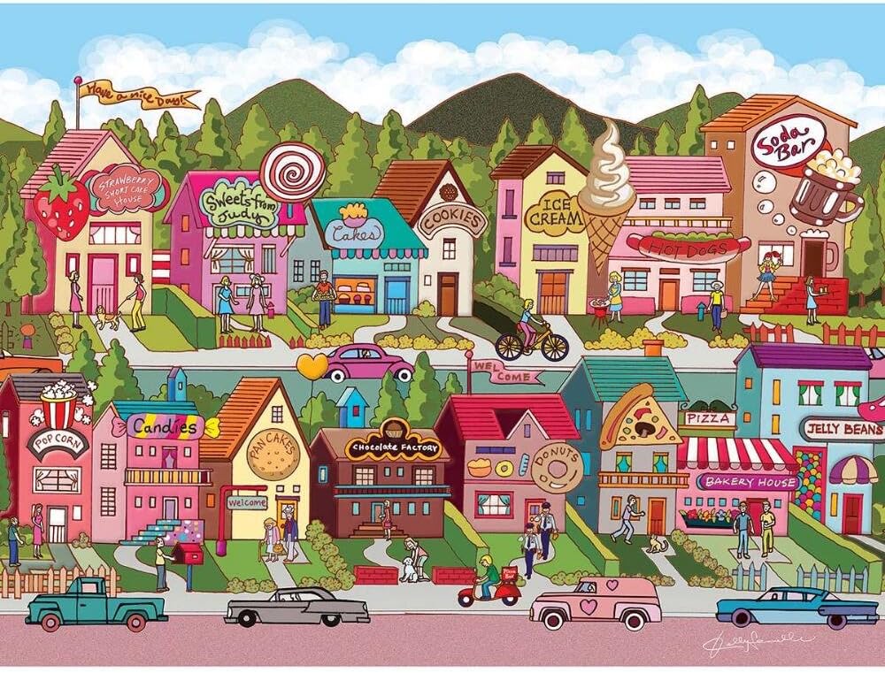 Lafayette Puzzle Factory Sweet Tooth County Jigsaw Puzzle