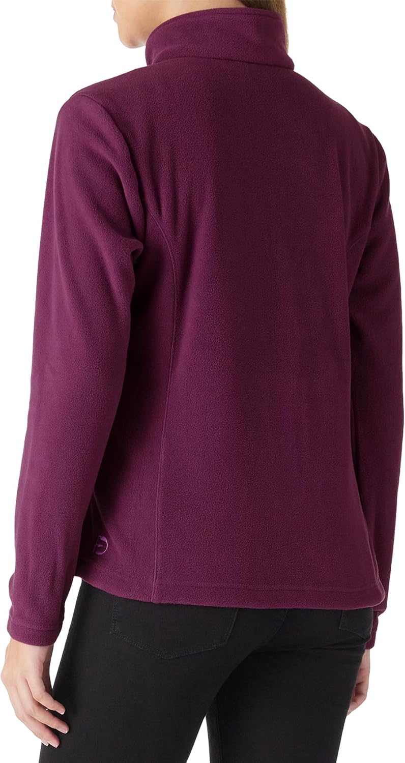 Outdoor Ventures Women's Lightweight Warm Zip Up Long-Sleeve Soft Polar Fleece Jacket for Fall Winter - Image 6