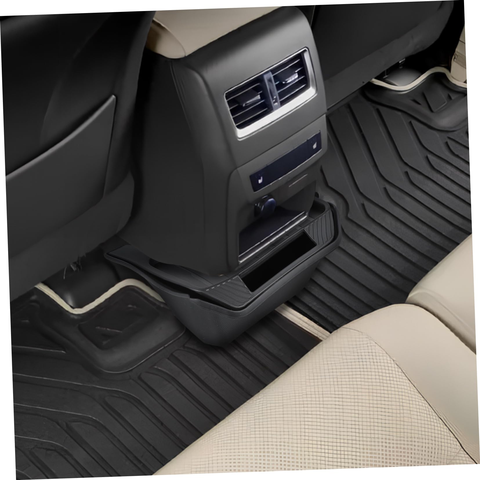 GLEAVI Organizador Negro Coche Central de Consola Trasera