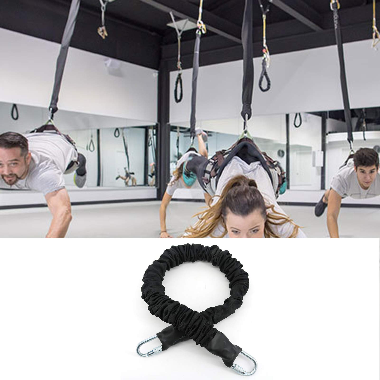Yoga-Gürtel, widerstandsfähig, rutschfest, Emulsion, Yoga-Bungee-Seil für Fitnessstudio