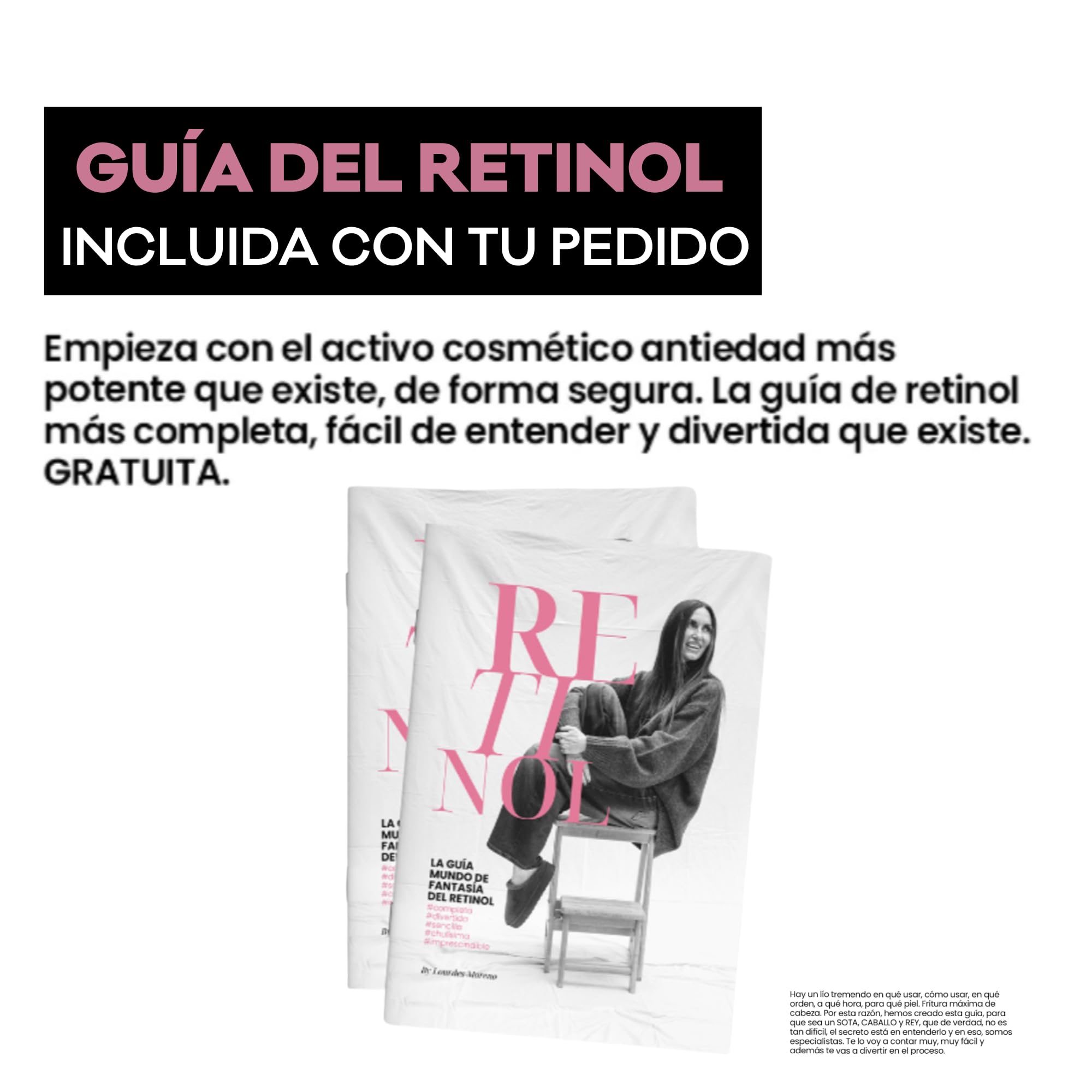 Laluz By Lourdes Moreno | Retinol Puro 0,3% I Serum Retinol Puro Para La Cara I Formulación Única Al 0.3 I Ayuda A Reducir Las Arrugas Y Signos De Envejecimiento | Antiedad Y Manchas 30ml