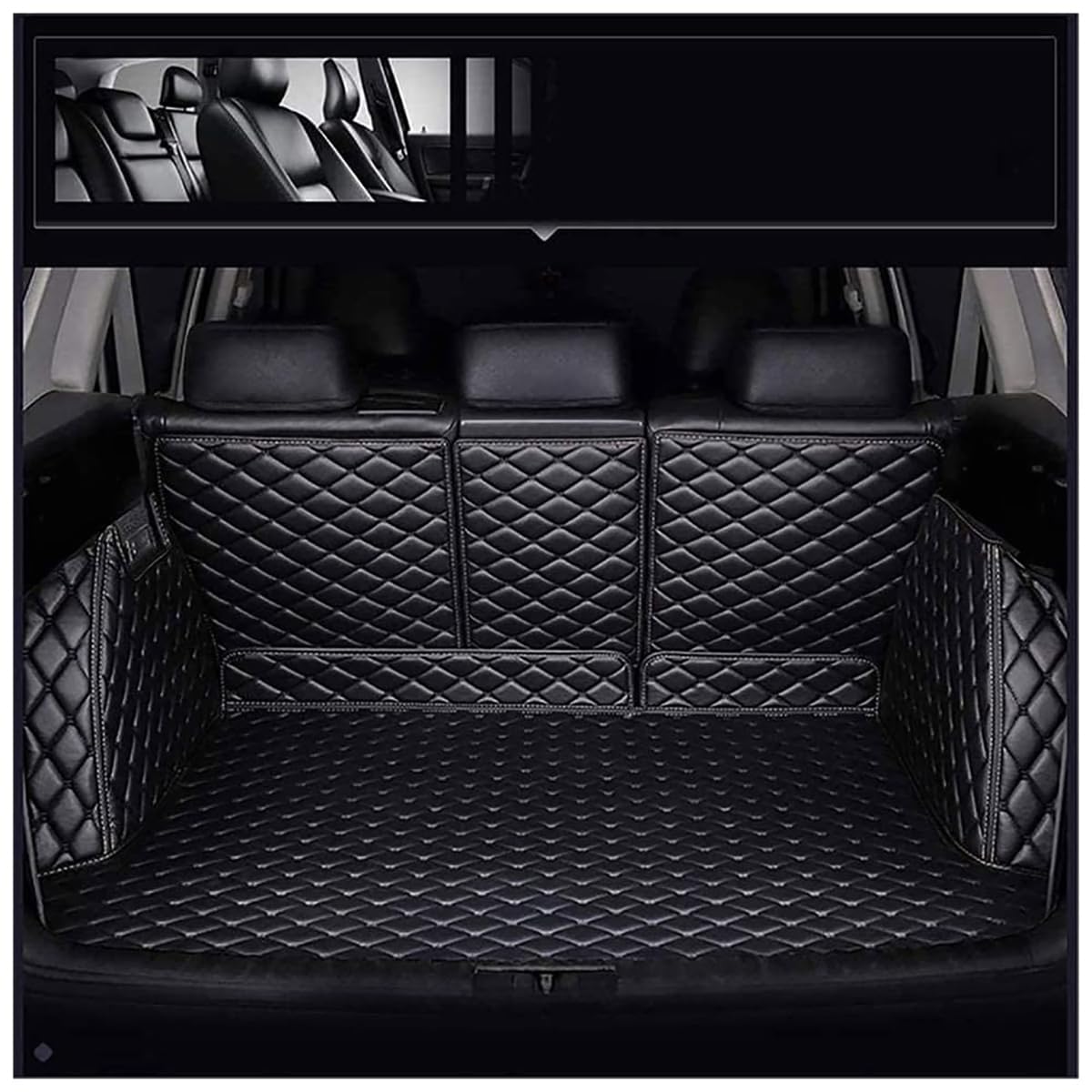 Hhgftiy B Full Coverage Leather Car Oot Liner Mat, For Mw X3 2018-2024 Waterproof/Anti-Slip/Anti Scratch Tray Liners,Protector Accessories,