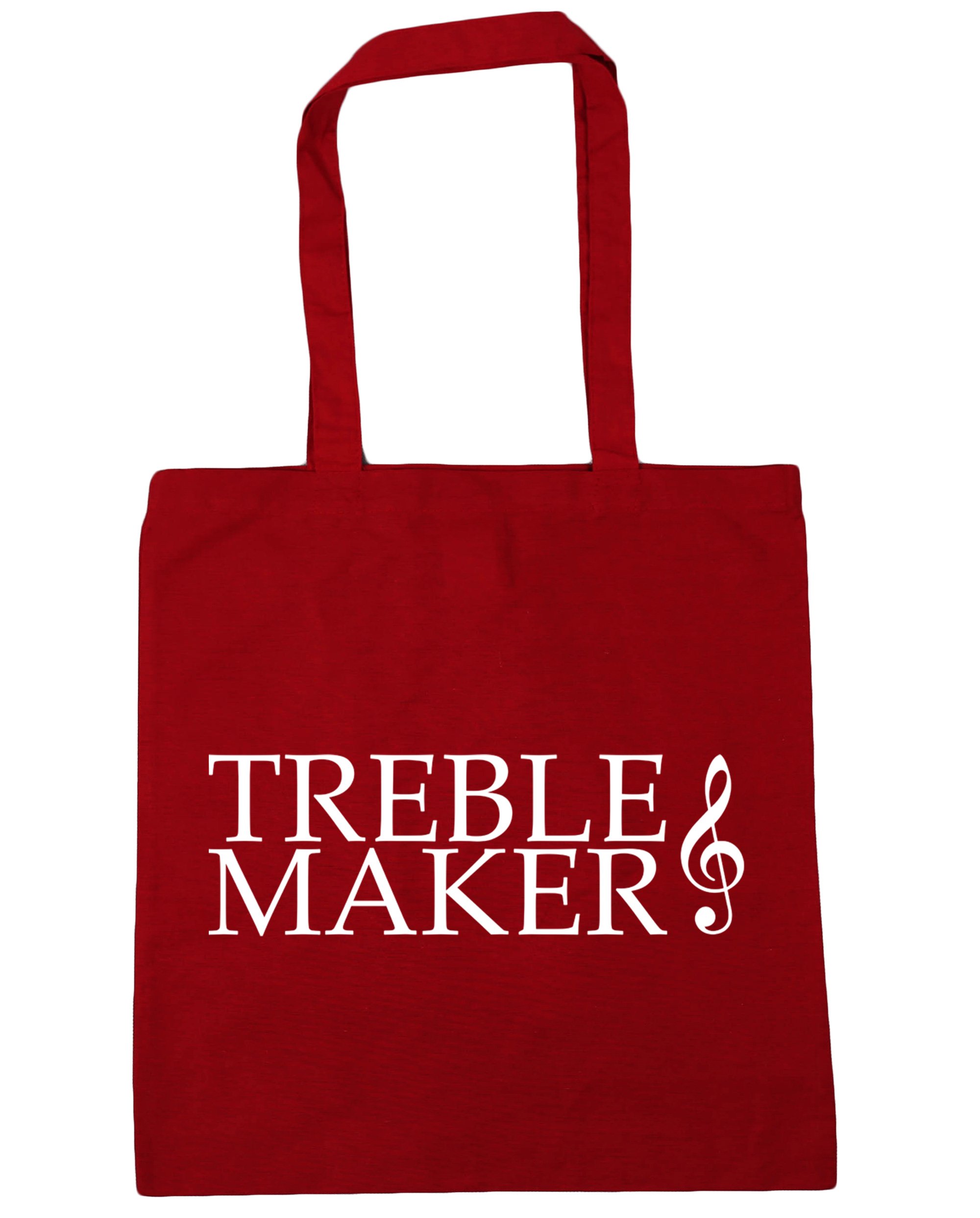 Hippowarehouse Treblemaker Tote Shopping Gym Beach Bag 42cm x38cm, 10 litres