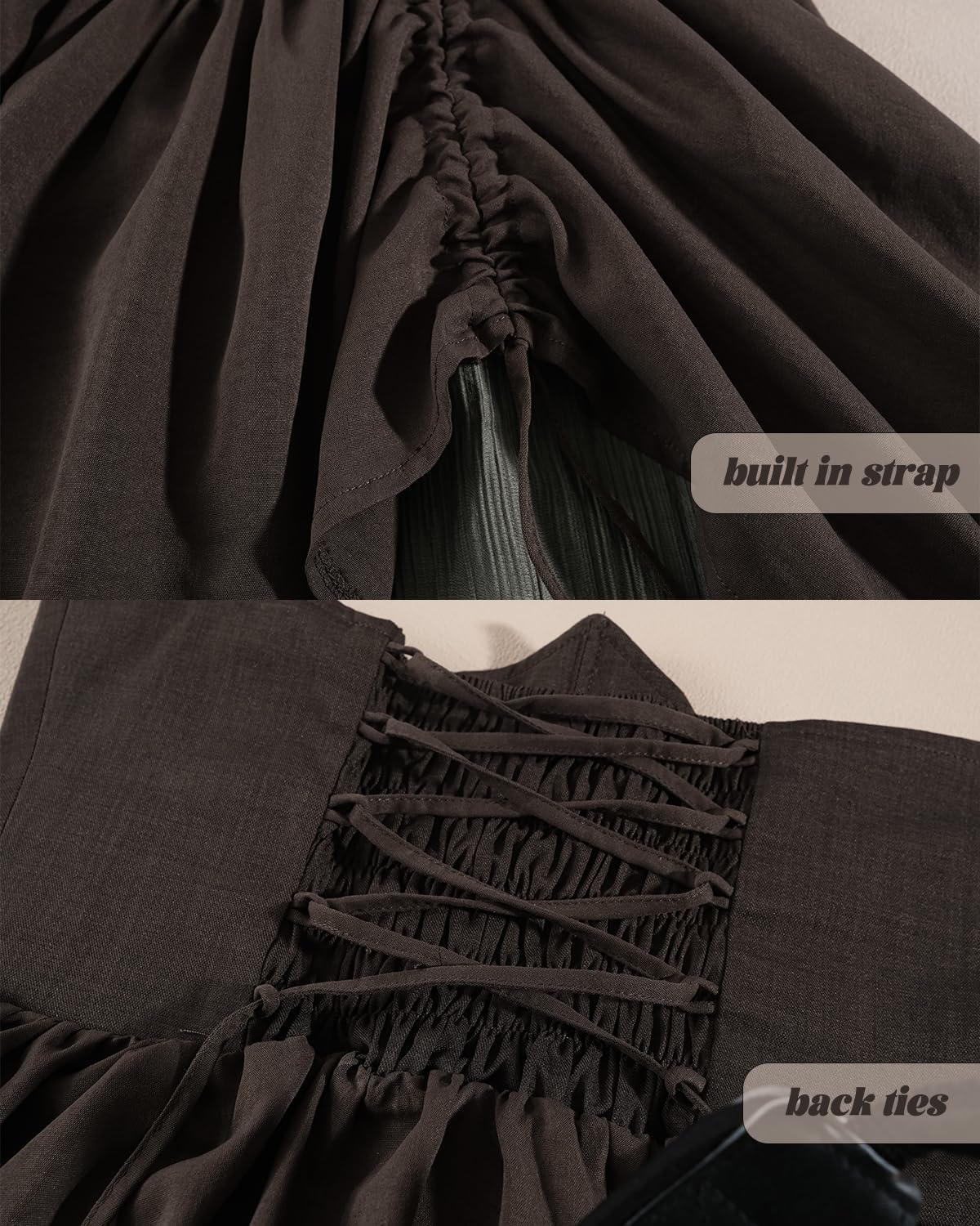 Nuoqi Victorian Edwardian Dress for Women 1800s Renaissance Costume Blouse Skirt 2PC - Image 6