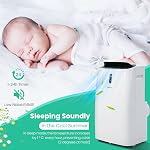 COSTWAY Portable Air Conditioners, 12000 BTU 4 in 1 AC Unit with Cool, Fan, Heat & Dehumidifier, Alexa Voice-Enabled,with WiFi Smart App Control,Cools up to 450 Sq. Ft