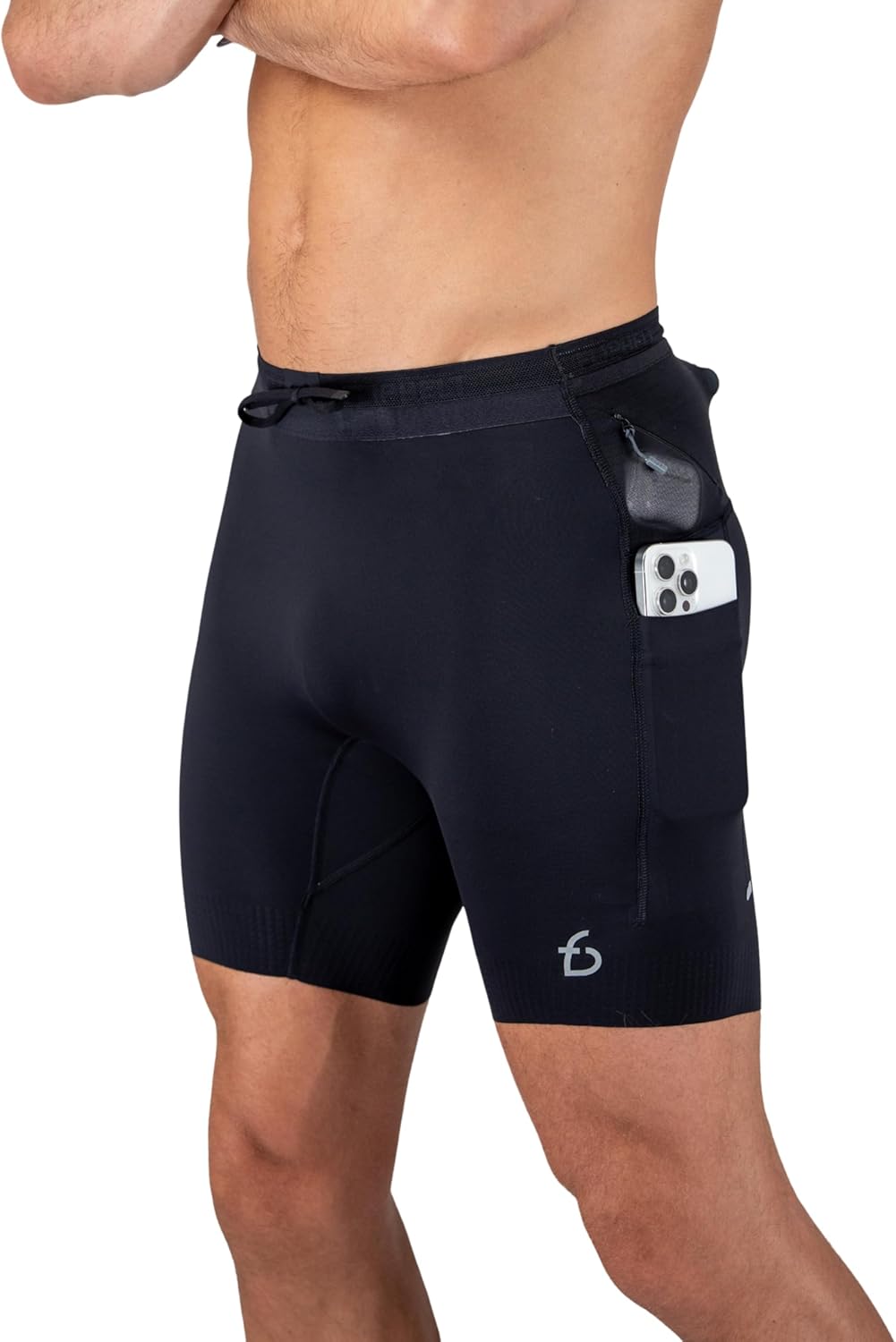 FlipBelt Men's Running Compression Shorts with Kuwait Ubuy