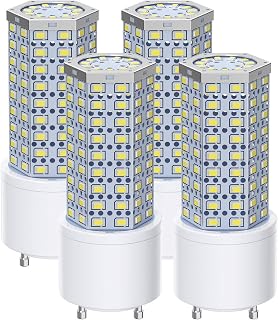 13W GU24 LED Light Bulb,2 Prong Light Bulbs, GU24 Twist Lock Base,Replacement Bedroom 23W CFL Bulb,1950lm 4000K 4 Pack