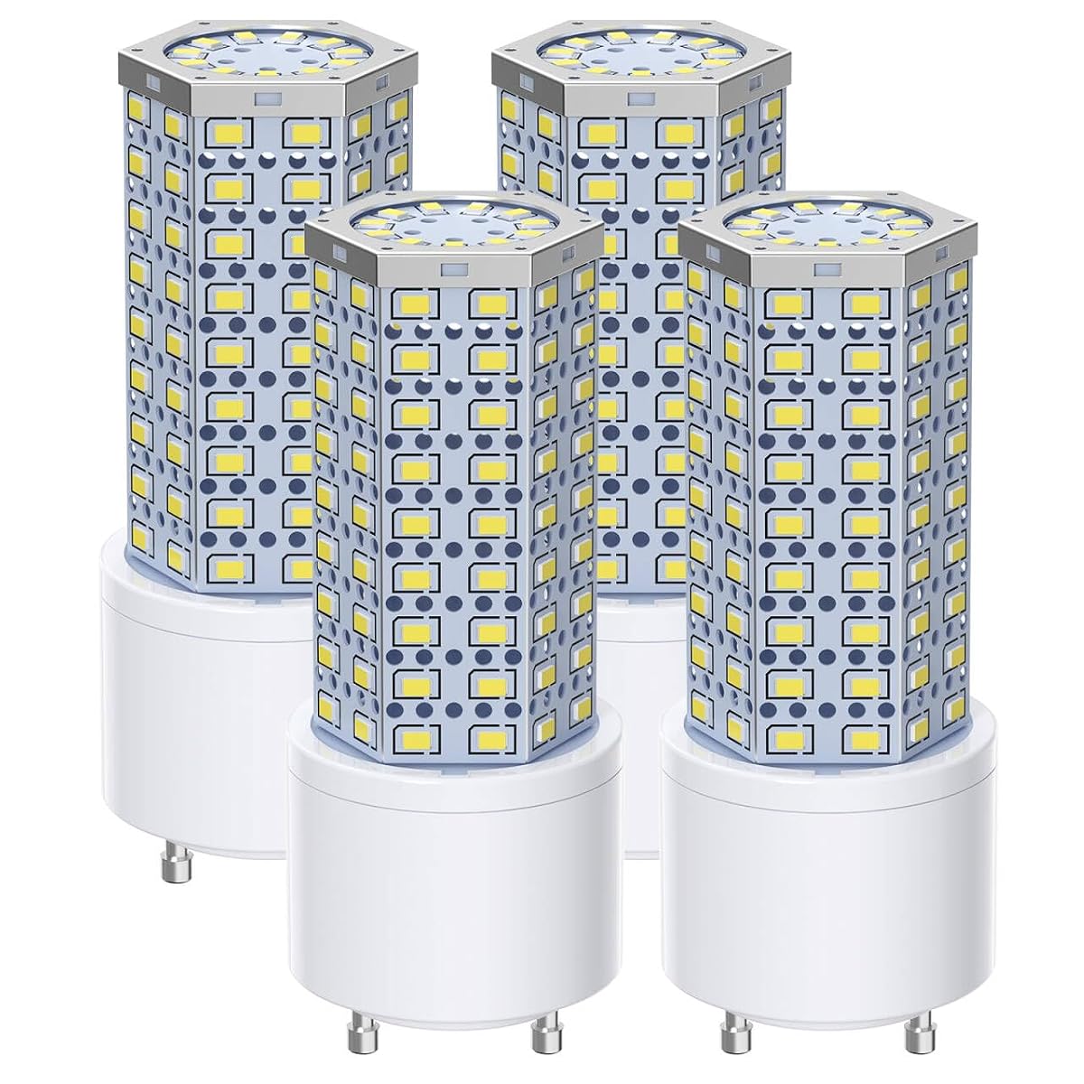 BMXKPO 13W GU24 LED Light Bulbs 4-Pack, Dimmable 2 Prong Light Bulb,5000K