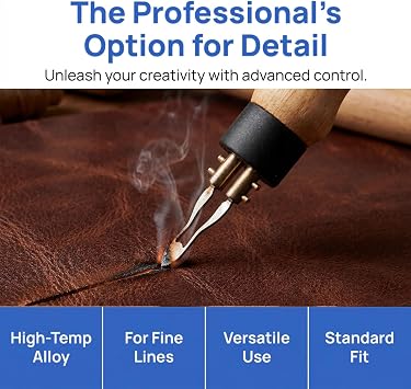 DIYEH 5pcs Pyrography Tips, Replacement Wire Nibs for Burning Tools