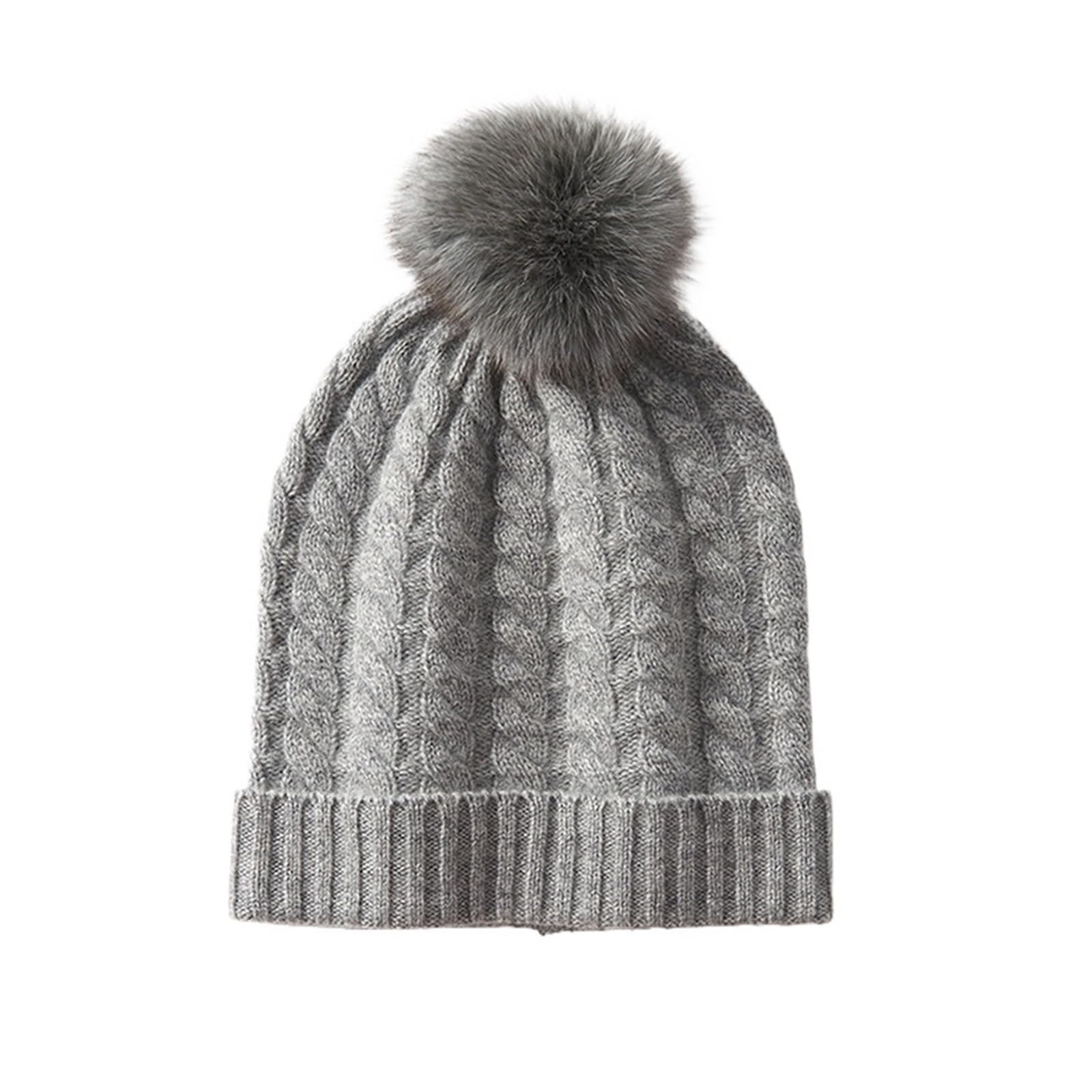 Bonnet en laine torsadée contre le froid hivernal pour homme et femme