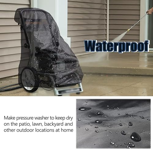 Miniatura 10 de Funda protectora para lavadora de energía eléctrica, funda protectora para máquina limpiadora de presión de invierno, accesorios organizadores de