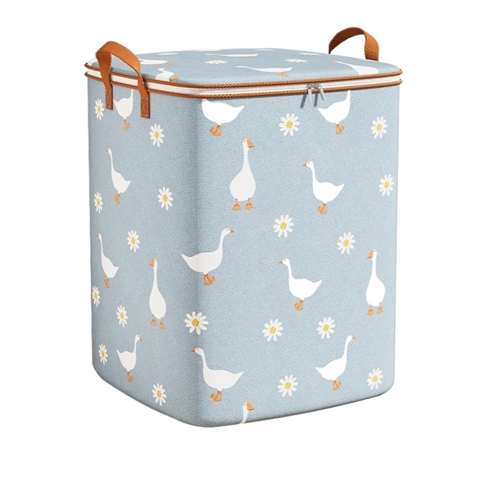 DSFIHJO 3pcs Foldable Clothes Storage Box Quilt Blanket Sorting Bag Luggage Packing Pouch Closet Organizer(Blue 180L)