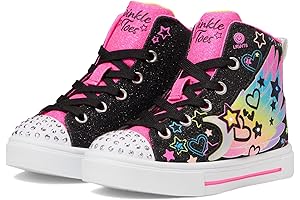 Girls Twinkle Sparks Galaxy Glitz High Top Sneakers
