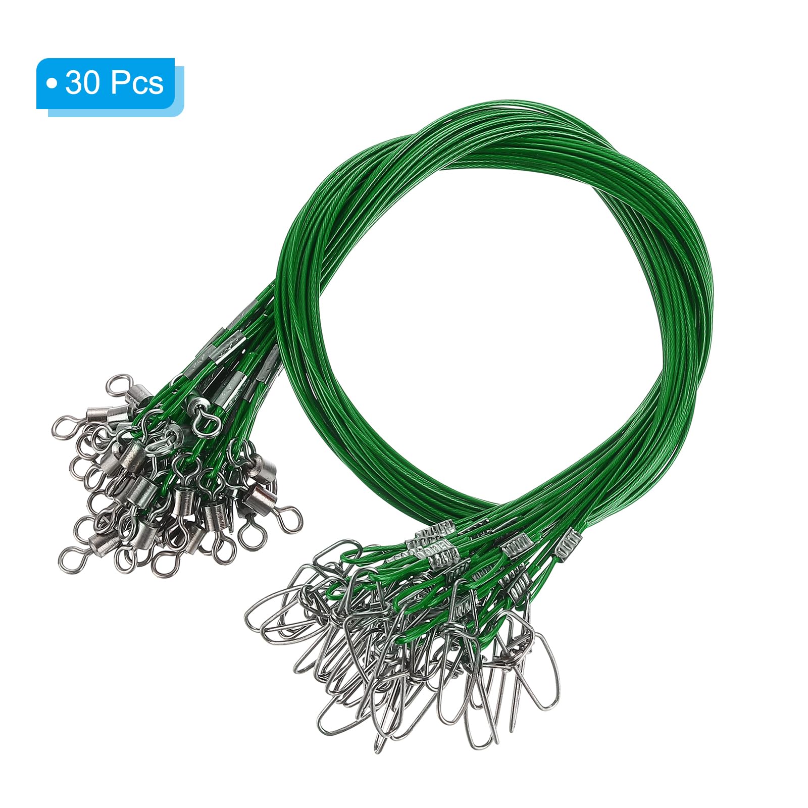 PATIKIL Fishing Wire Leaders 20" - Image 3