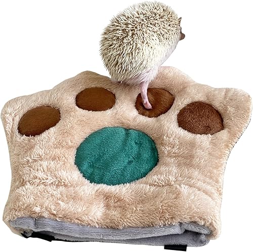 Miniatura 4 de Hedgehog - Saco de dormir para cama de hámster, rata, hámster, guante de manipulación de animales pequeños, guantes calmantes, suministros de
