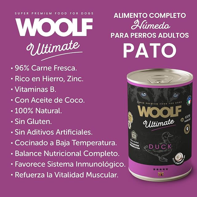 Foto 4 de 7 de Latas Húmedas Pato Perro 400gr