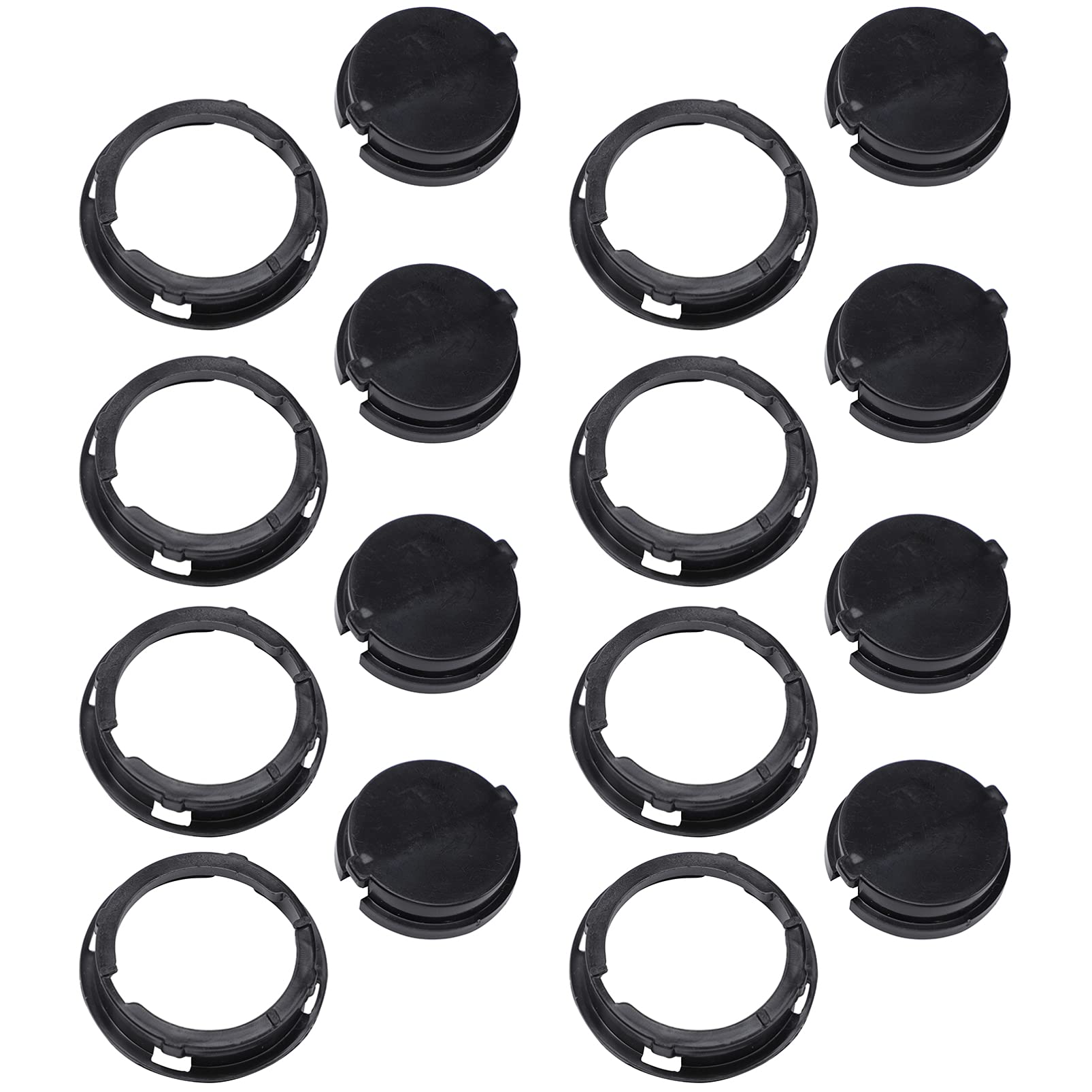 UPKOCH 50Pcs Piggy Bank Plug Coin Bank Stopper Black Money Saving Box Plug Cover-image-39