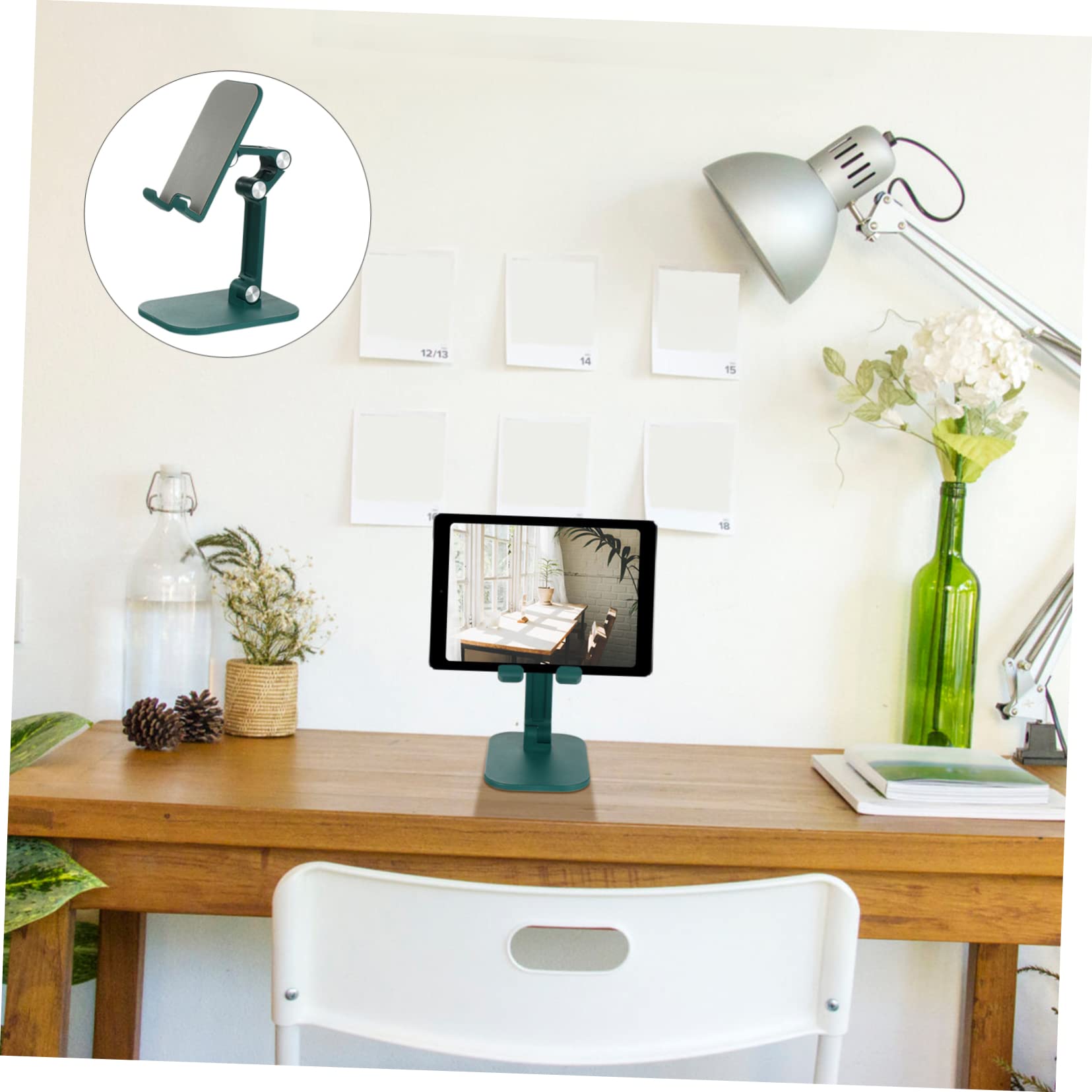 1pezzi Supporto Per Tablet e Smartphone Riser Desktop Multifunzionale Per Ufficio e Casa Design