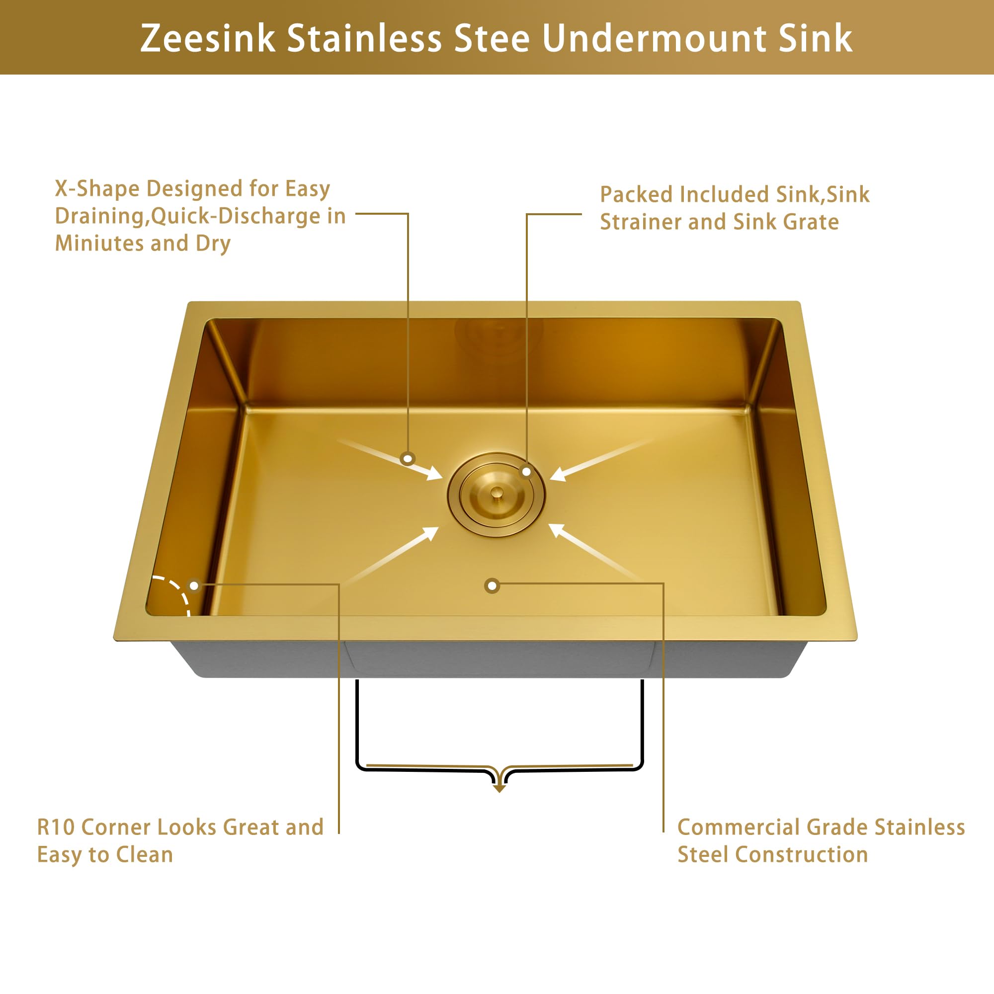 Zeesink RV Kitchen Sink 27