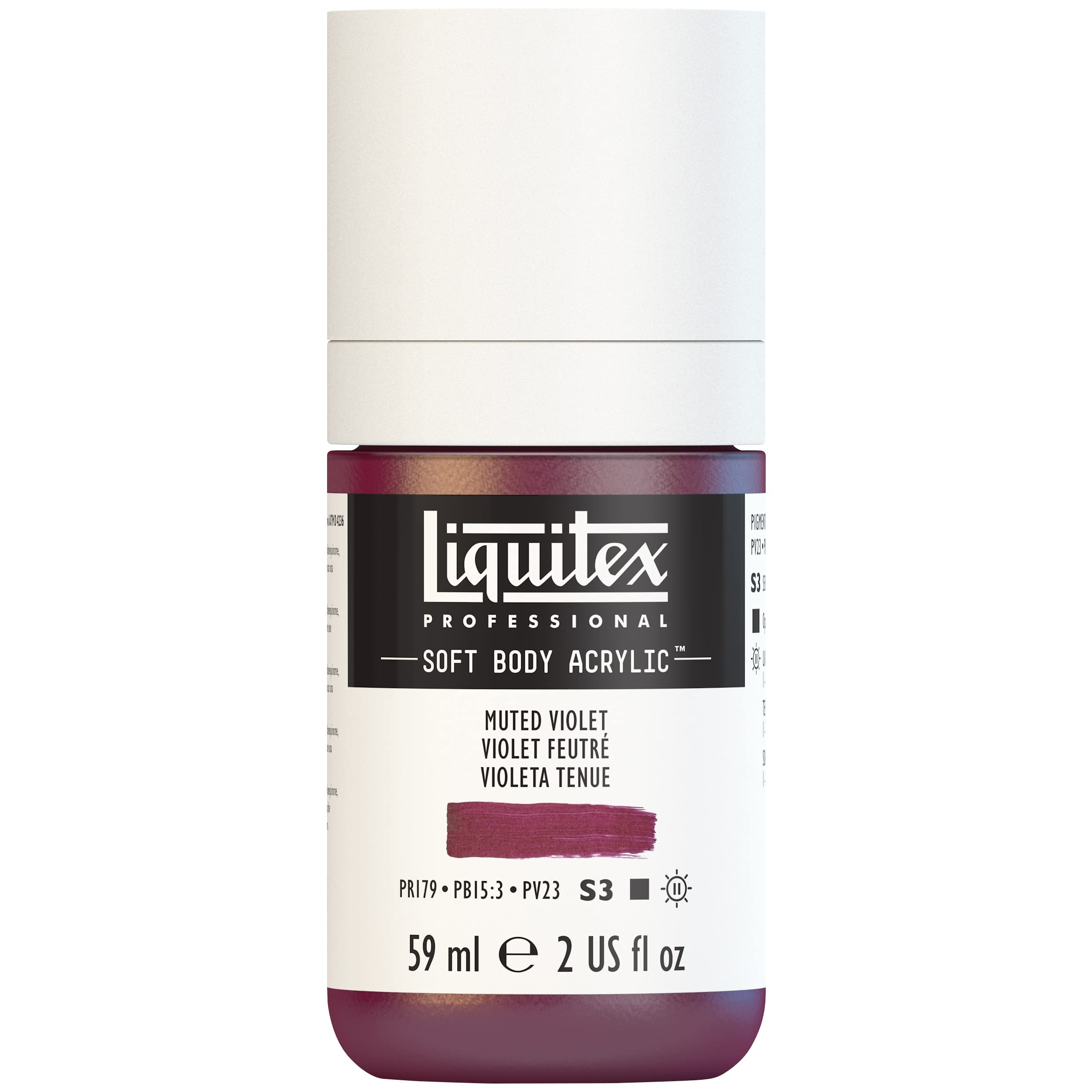 Liquitex Acrylic Paint, Muted Purple, 59 ml (Pack of 1)