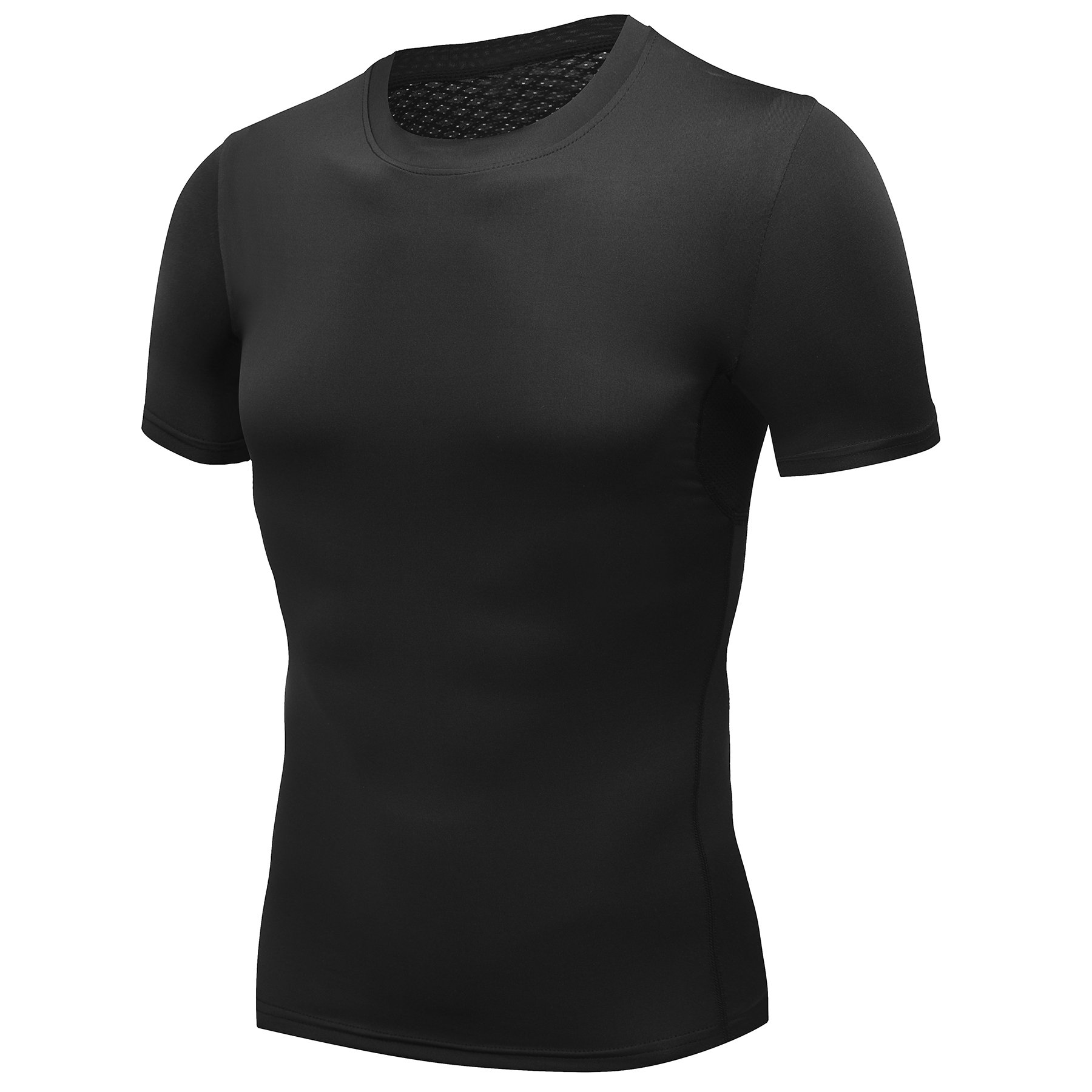AMZSPORT Maglia a Manica Corta Compression da Uomo Sport Palestra